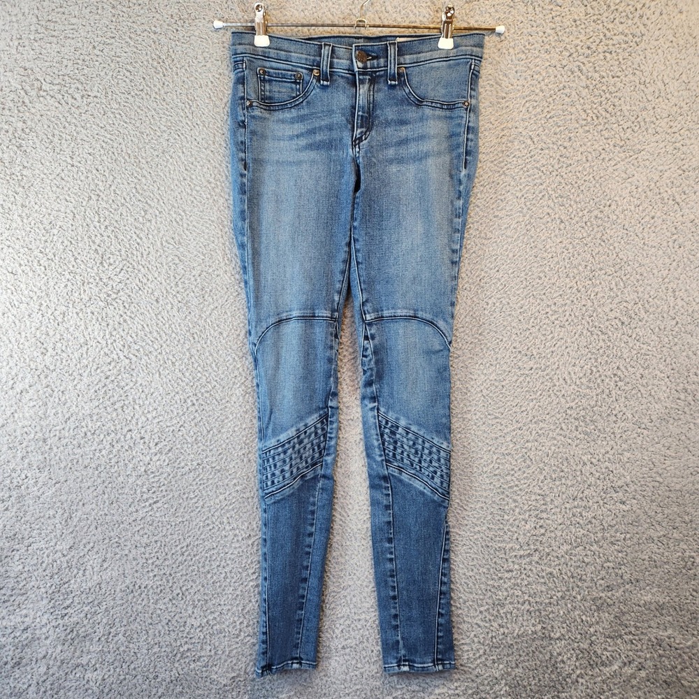 Rag & Bone Jeans‎ Womens Size 26 Skinny Medium Wash Zip Fly Pockets Cotton Blend